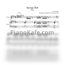 Ноты Steve Belfer - Sponge Bob - предпросмотр