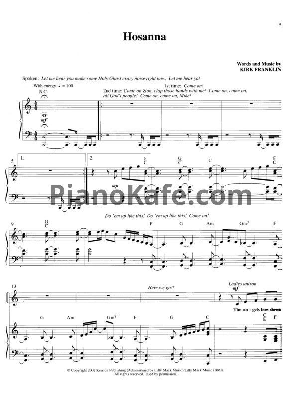 Ноты Kirk Franklin - The rebirth of (Книга нот)