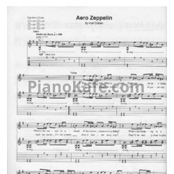 Ноты Nirvana - Aero Zeppelin (Guitar tabs) - предпросмотр