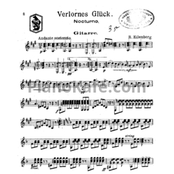 Ноты Р. Эйленберг - Verlornes Glück (Op. 33) - предпросмотр