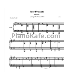 Ноты Jon Brion - Peer pressure - предпросмотр