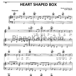 Ноты Nirvana - Heart shaped box - предпросмотр