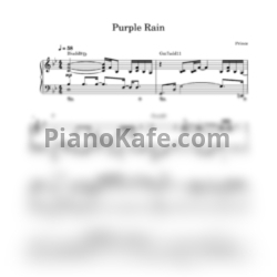 Ноты Prince - Purple rain - предпросмотр