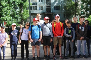 Ребята из Ровесника сыграли в Зарницу