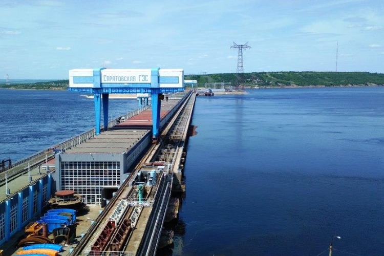 На Саратовской ГЭС завершилось половодье