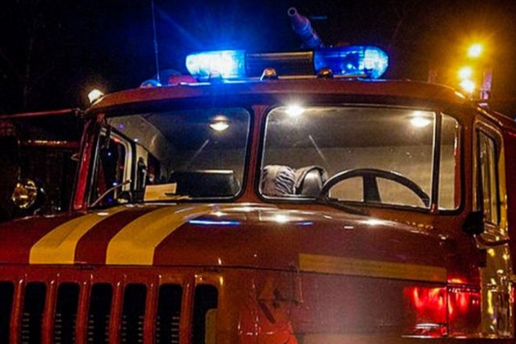 В Балакове горел подъезд девятиэтажного дома