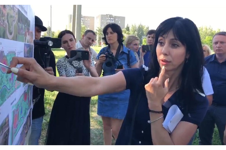 Проект №1 будущего парка отдыха. “Зеленый остров“ в “Каменных джунглях“ от Натальи Даньшиной