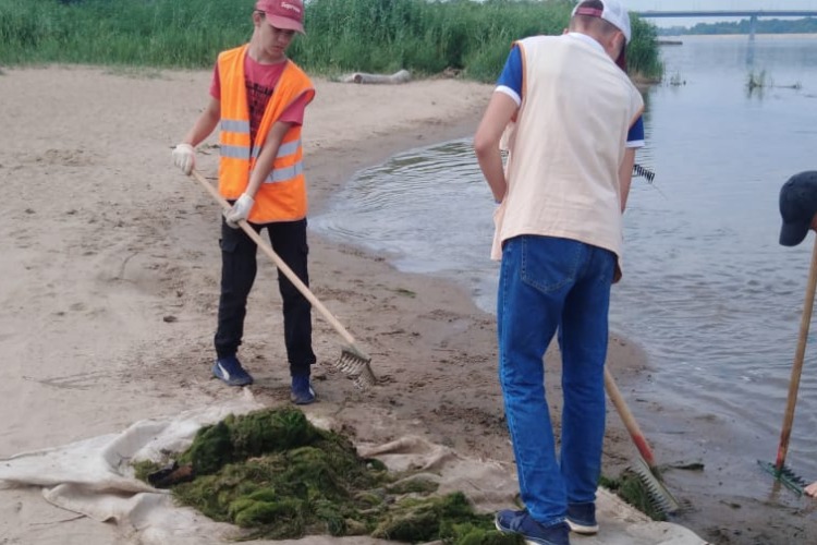 Коммунальщики начали очищать городские пляжи после провального открытия сезона