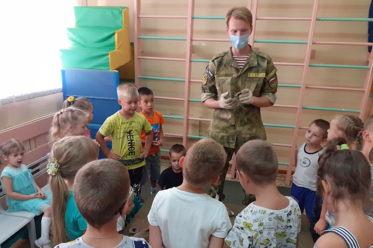 В Балаково центр Набат провел открытый урок для дошкольников