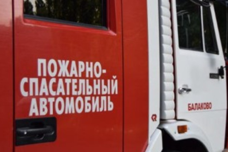 Ночью в Балаково горел магазин Магнит