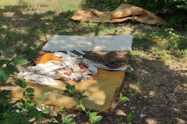 Благоустройство в Балаково: в городском сквере появились лежбища бомжей