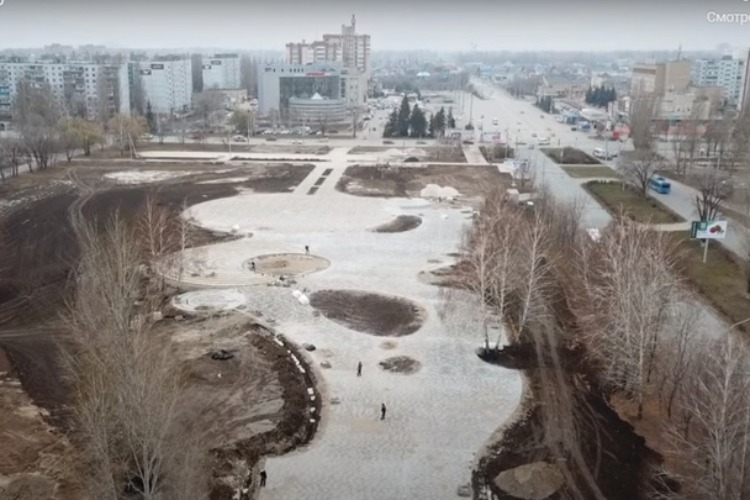 Парк “Центральный“ будет сделан до конца года
