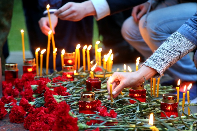 Преданы земле тела сразу трех сыновей губернии, погибших на Украине