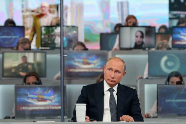 Тонкая прямая красная линия. Какие вопросы к телемосту остались у самого Путина