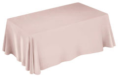 Скатерть прямоугольная пудровая "Нежность"