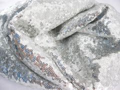 Скатерть "Пайетка Серебро"