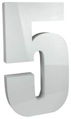 Световая цифра 5
