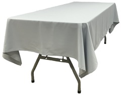 Скатерть ПРЯМОУГОЛЬНАЯ 1,5*2,5м серая