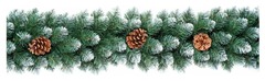 Гирлянда еловая с шишками