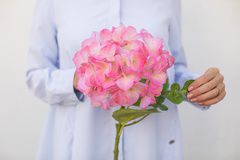 Гортензия силиконовая с зубчиками розовый