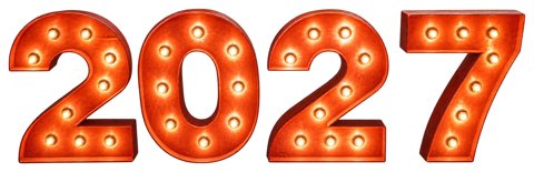 Цифры 2027_дерево 80см