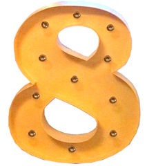 Световая цифра "8"