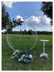 Арка резная белая