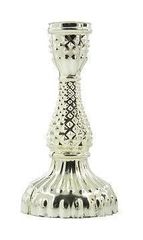 Подсвечник серебряный ананас