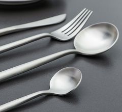 Набор столовых приборов 4 предмета, серебро