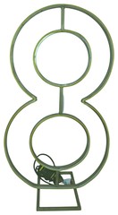 Цифра "8" Желтый Неон