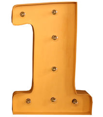 Световая цифра "1"
