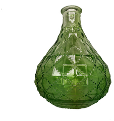 Ваза зеленое стекло, арт. 184
