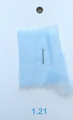 Фатин голубой