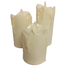 Набор из 3 свечей "Сальма"