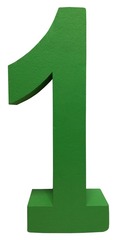 Цифра из пенопласта "1"