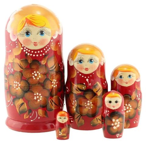 Набор Матрешек "Цветы"