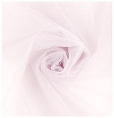 Отрез ткани, фатин, пудрово-розовый, 320*220см