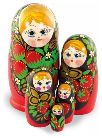 Набор Матрешек "Земляника"