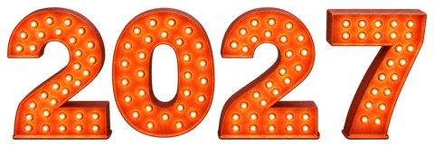 Цифры 2027_дерево 80см_Вегас