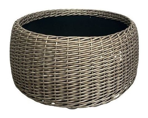 Кашпо напольное из ротанга