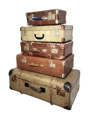 Чемоданы ретро, набор из 5 шт