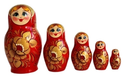 Матрешка набор 5 шт