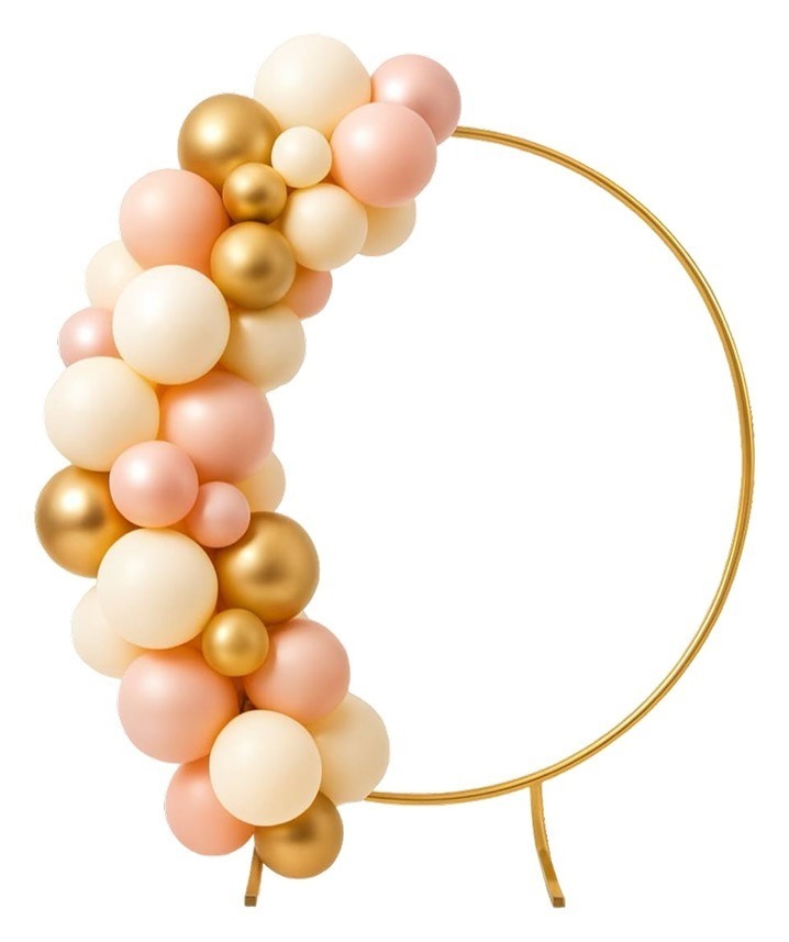 Арка круглая золотая Round Gold 200 см