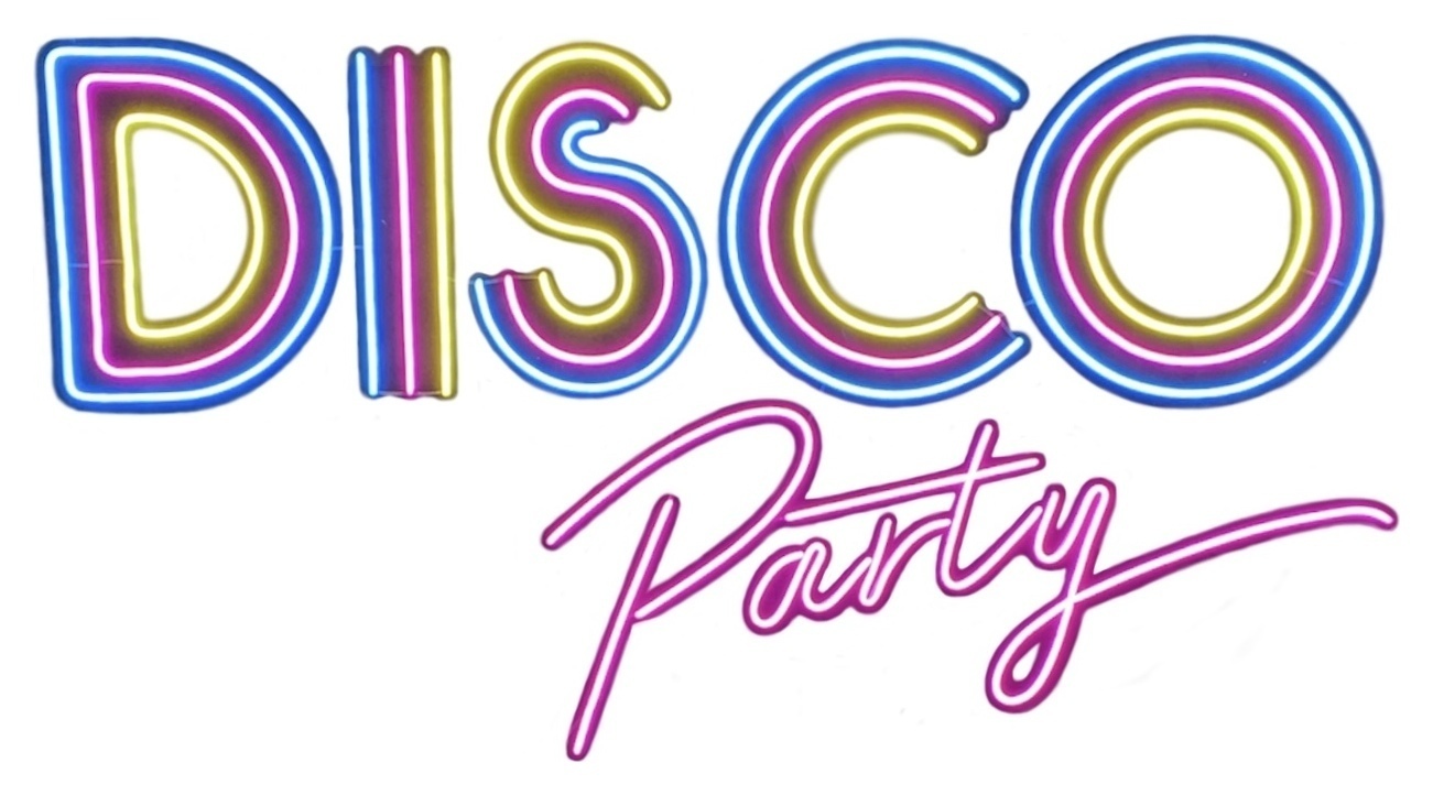 Неоновая вывеска DISCO Party