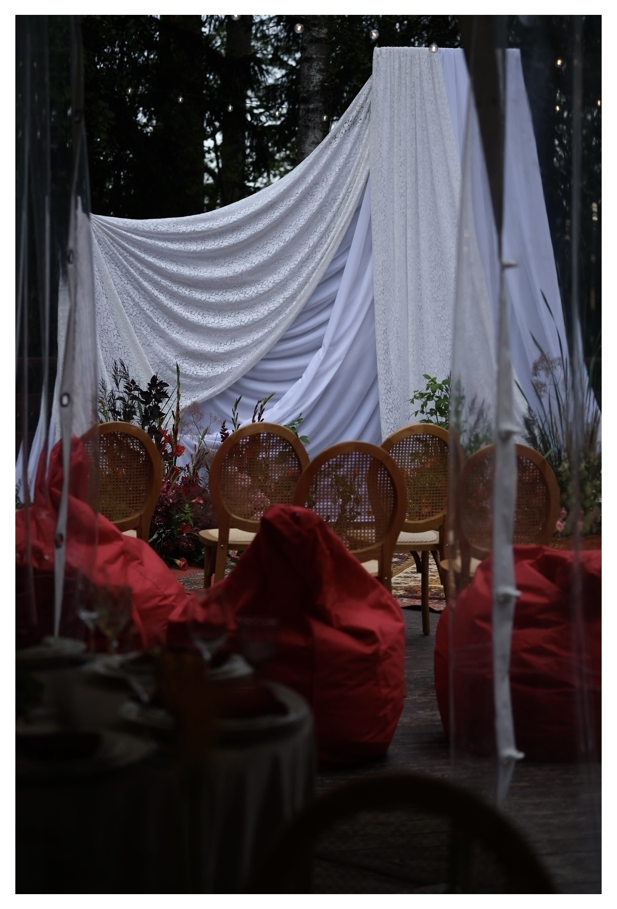 Белое кружево, 1,5*1,5 метров