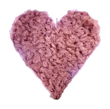 Сердце из фатина