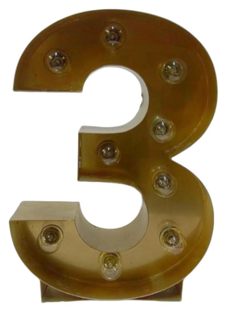 Световая цифра "3" 50см