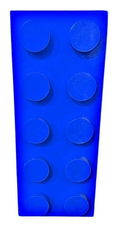 Деталь LEGO прямоугольная 100см синяя