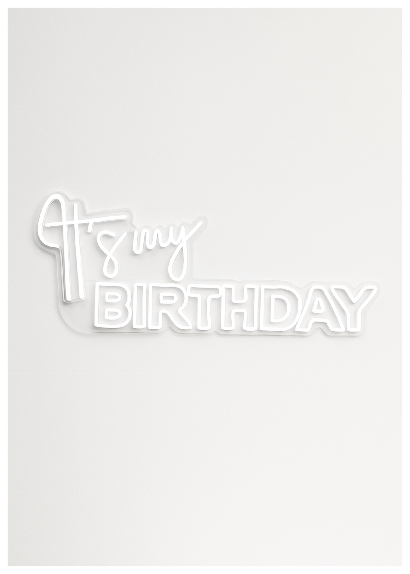 Неоновая "It's my Birthday"