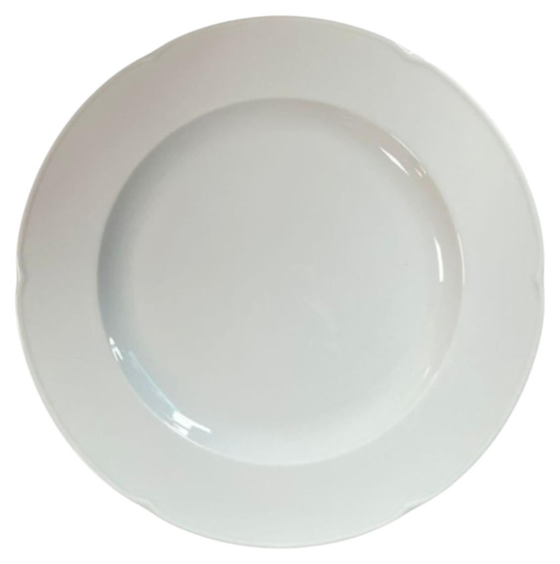 Тарелка BAUSCHER белая D28см